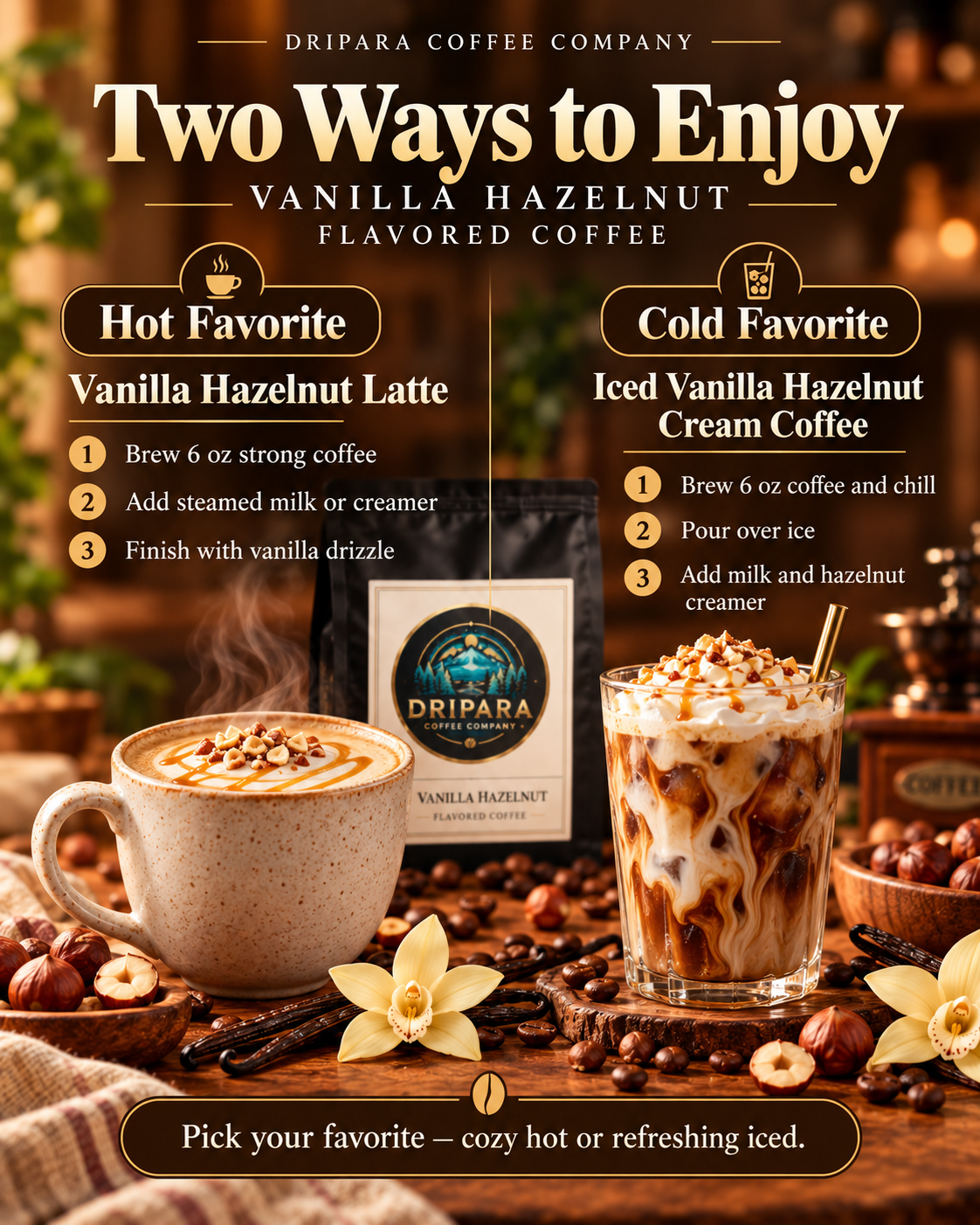Vanilla Hazelnut Coffee