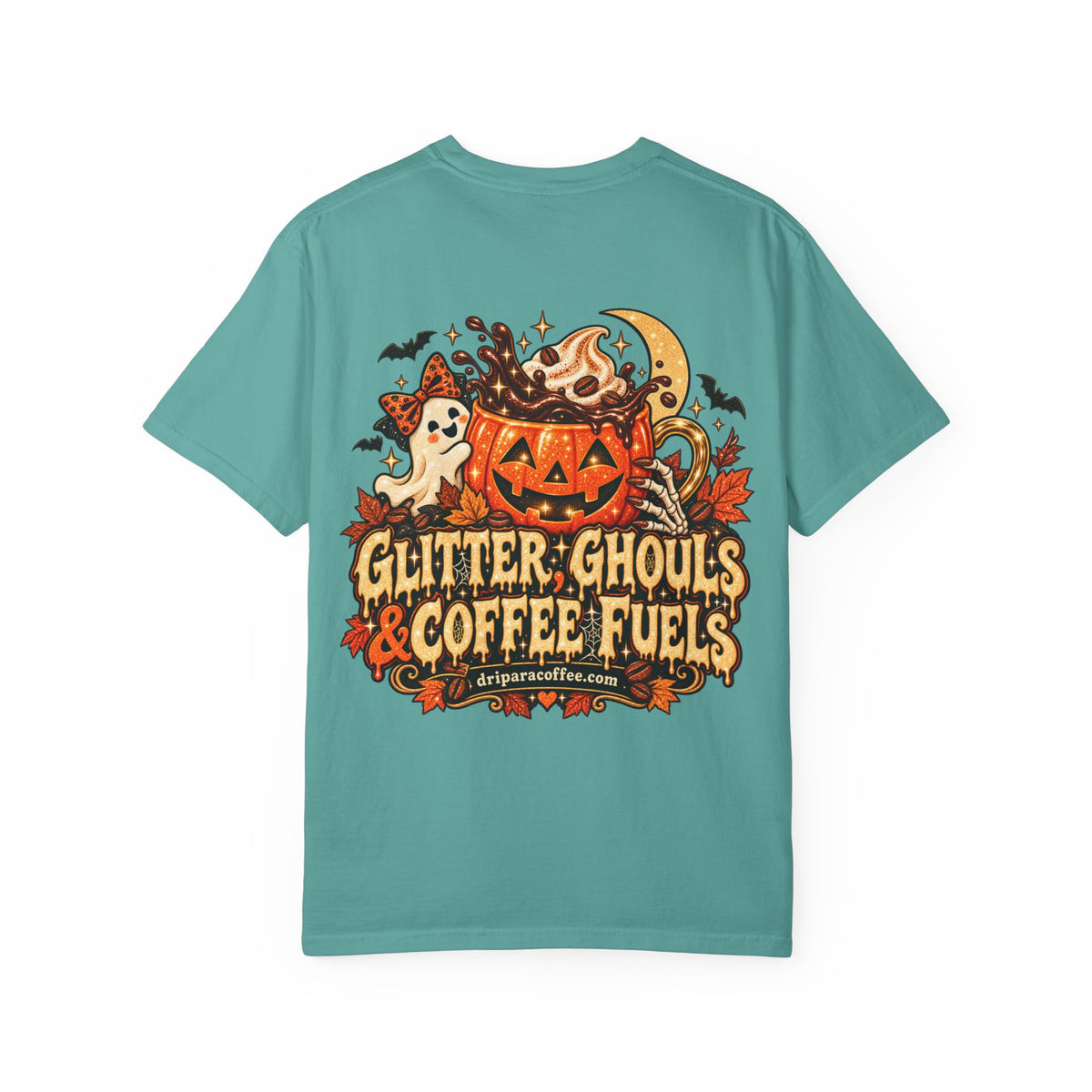 Glitter Ghouls & Coffee Fuels Halloween Tee