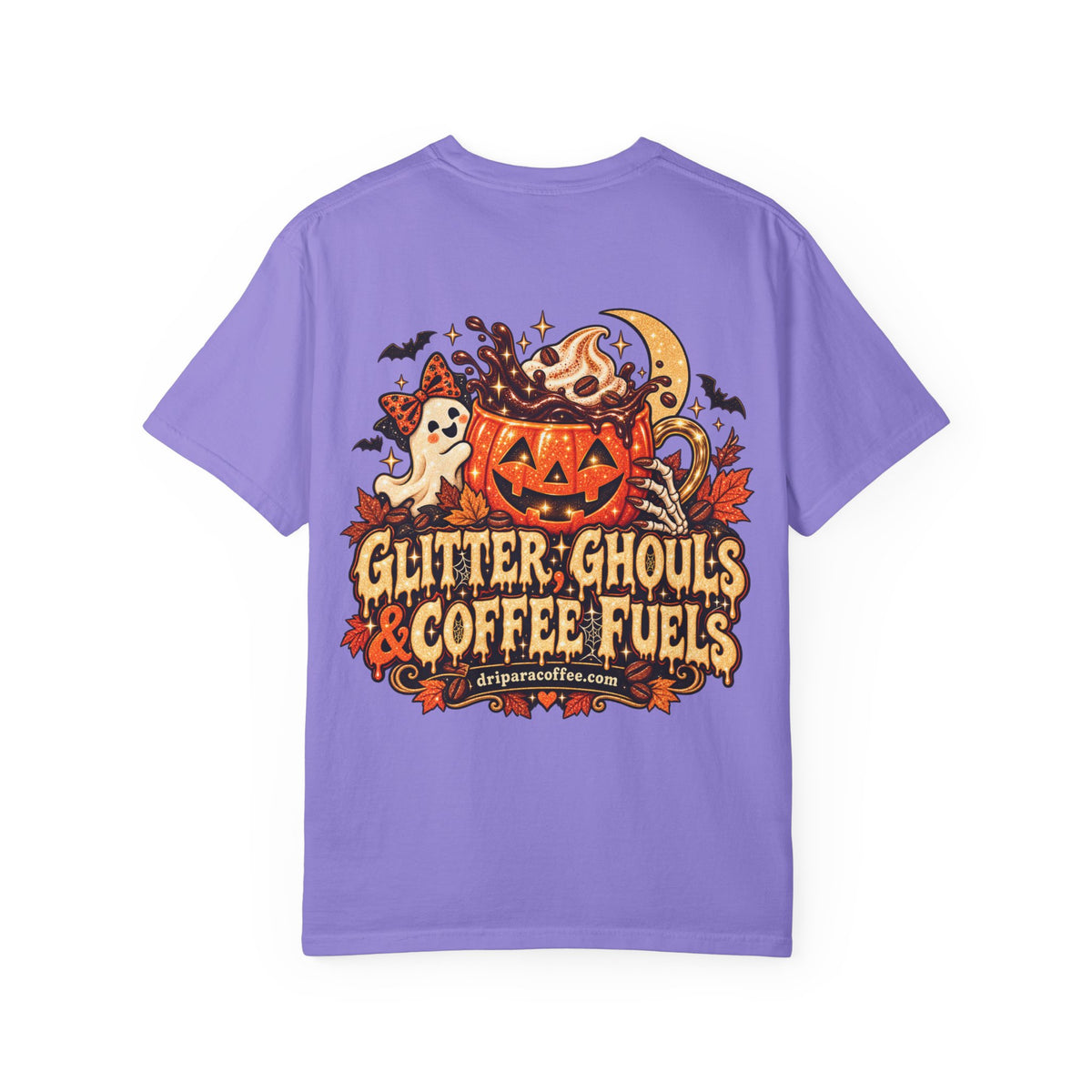 Glitter Ghouls & Coffee Fuels Halloween Tee