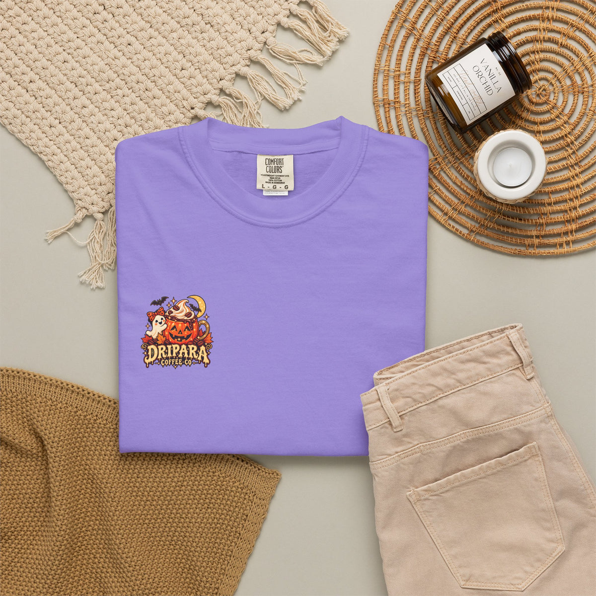 Glitter Ghouls & Coffee Fuels Halloween Tee