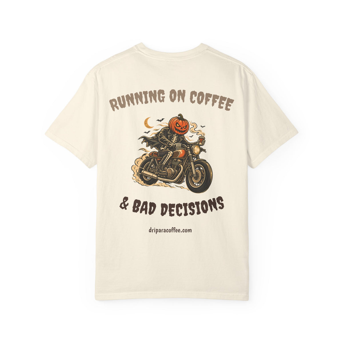 Running on Coffee & Bad Decisions Halloween Tee