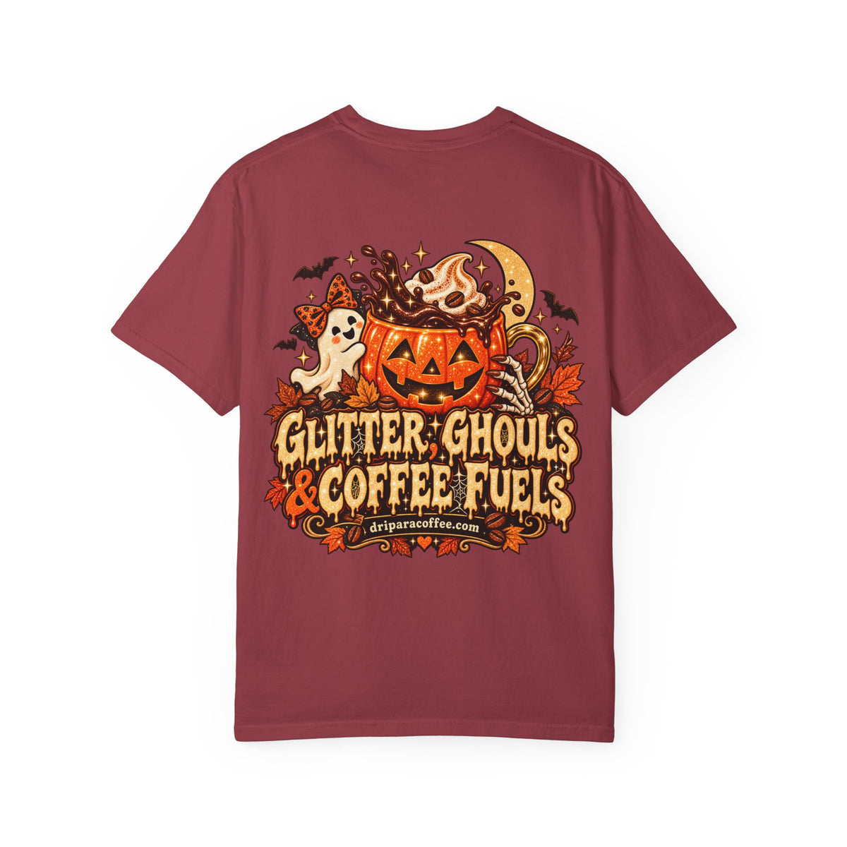 Glitter Ghouls & Coffee Fuels Halloween Tee