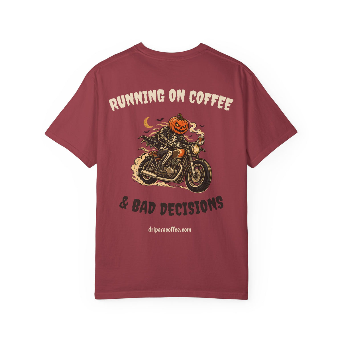 Running on Coffee & Bad Decisions Halloween Tee