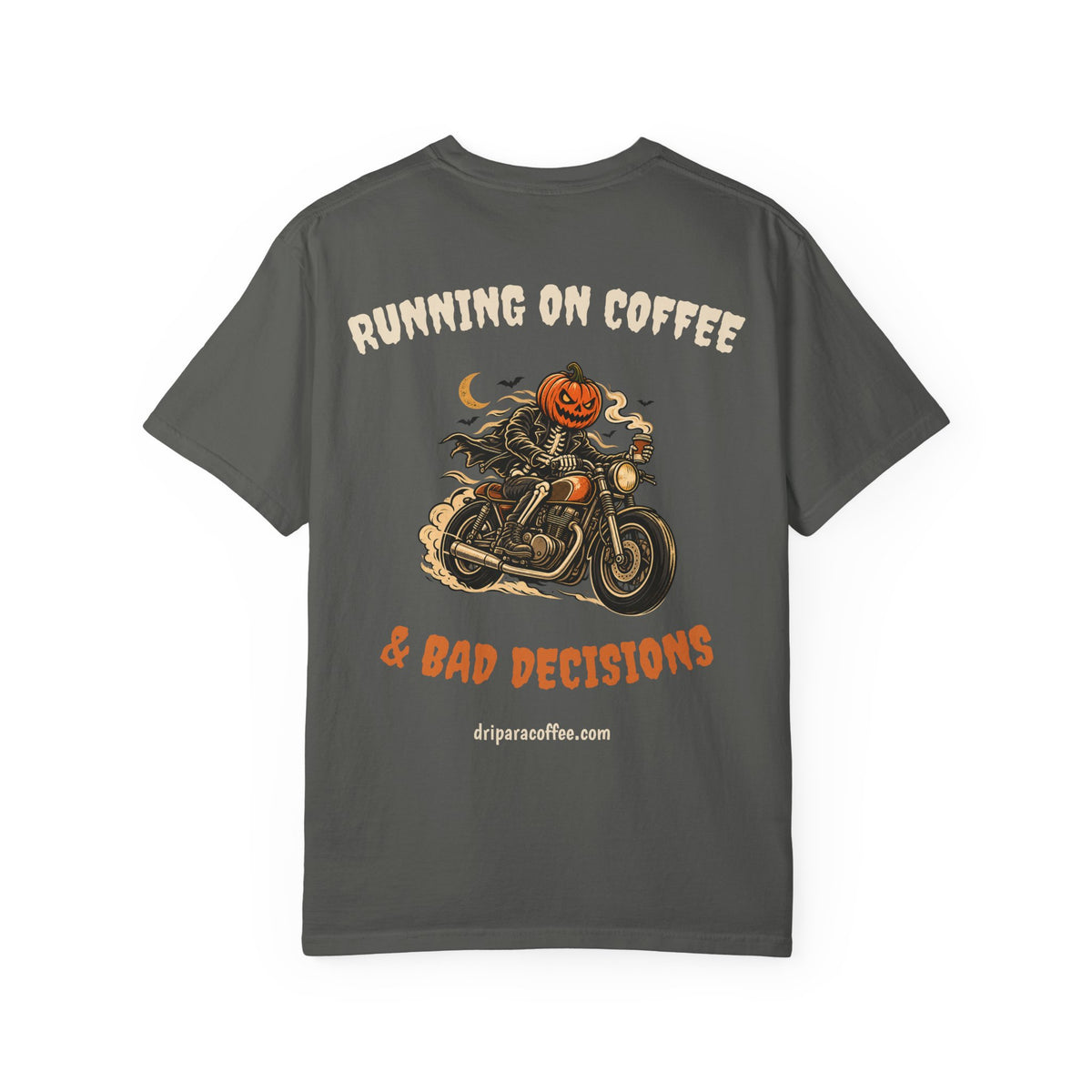 Running on Coffee & Bad Decisions Halloween Tee