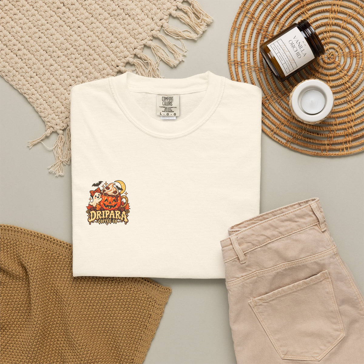 Glitter Ghouls & Coffee Fuels Halloween Tee