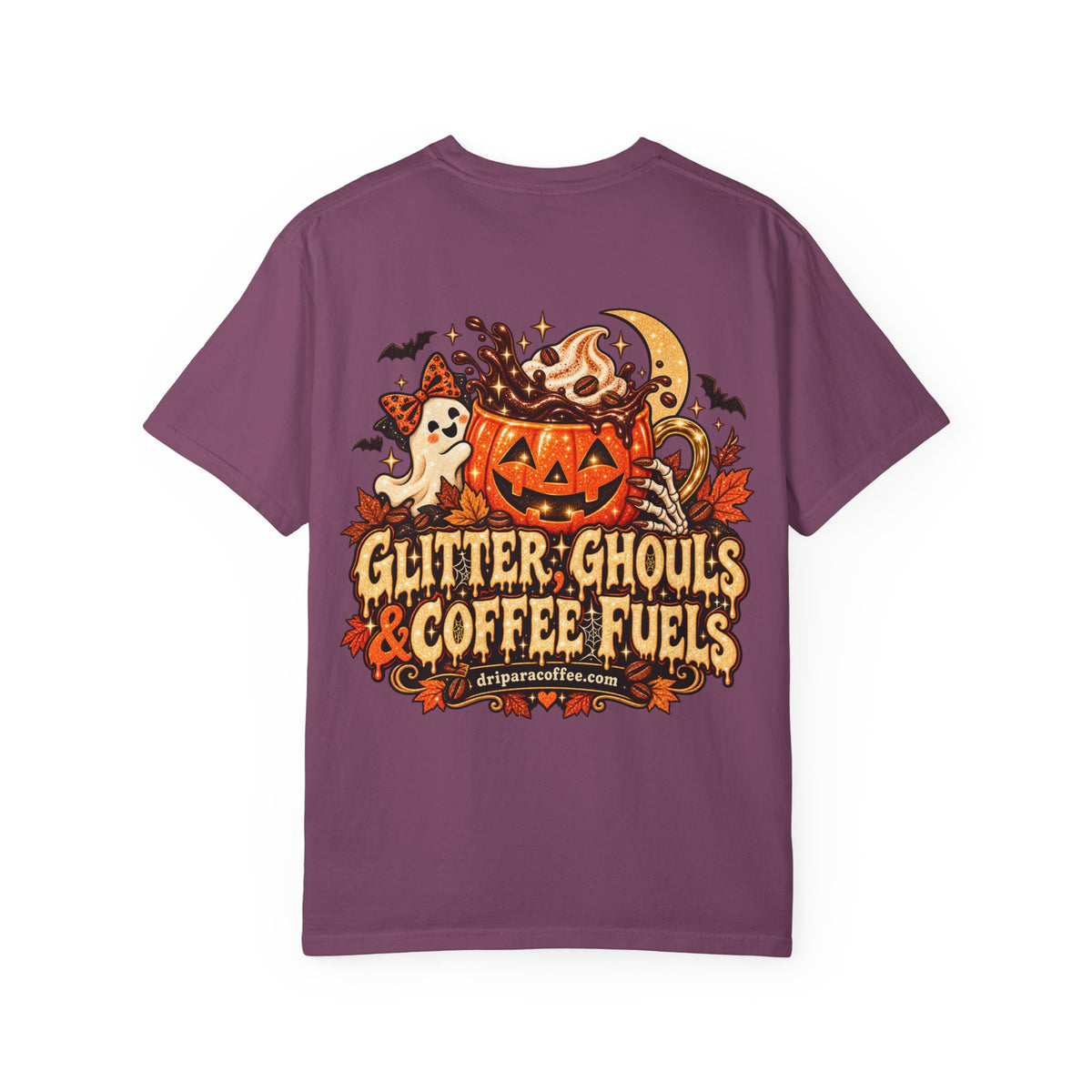 Glitter Ghouls & Coffee Fuels Halloween Tee
