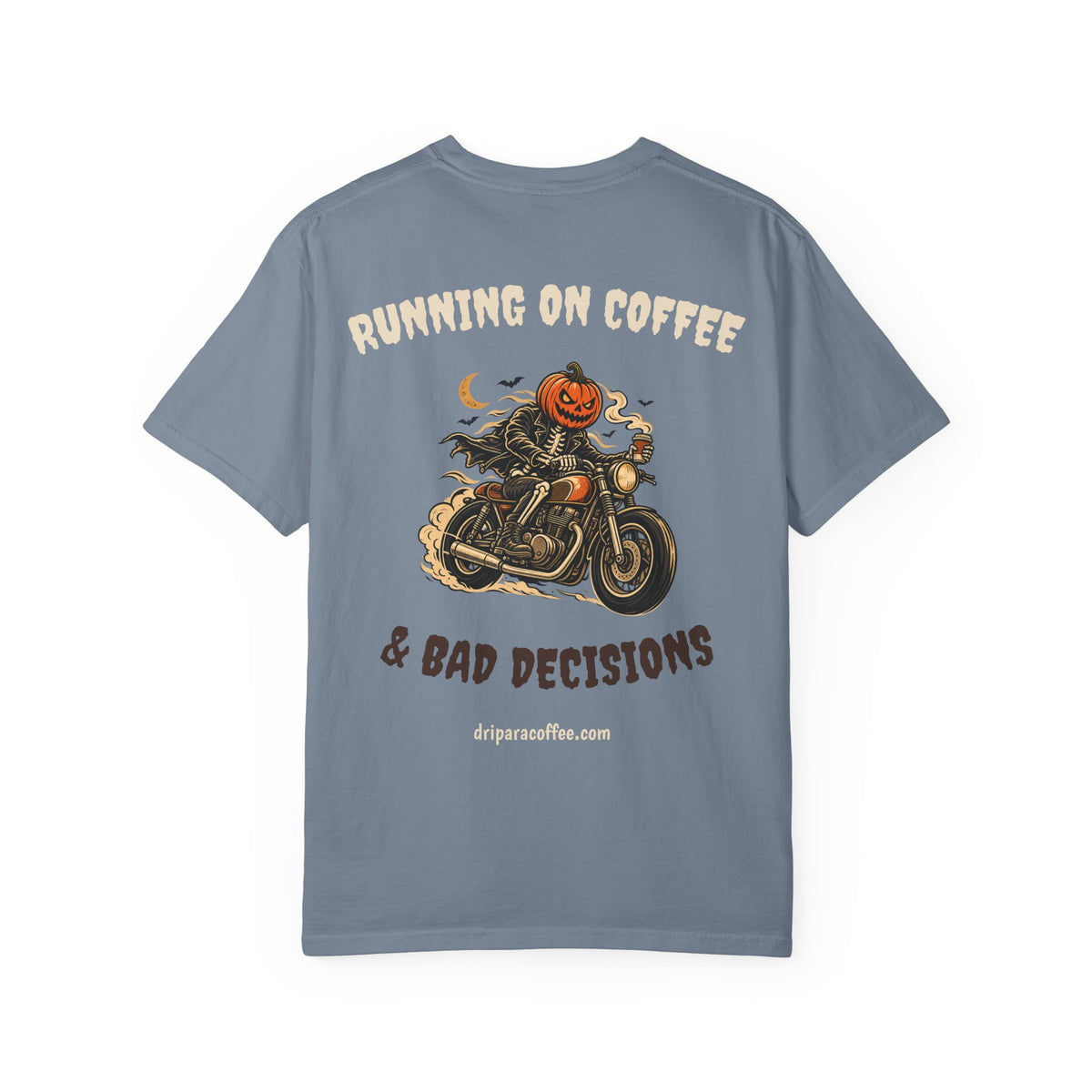 Running on Coffee & Bad Decisions Halloween Tee