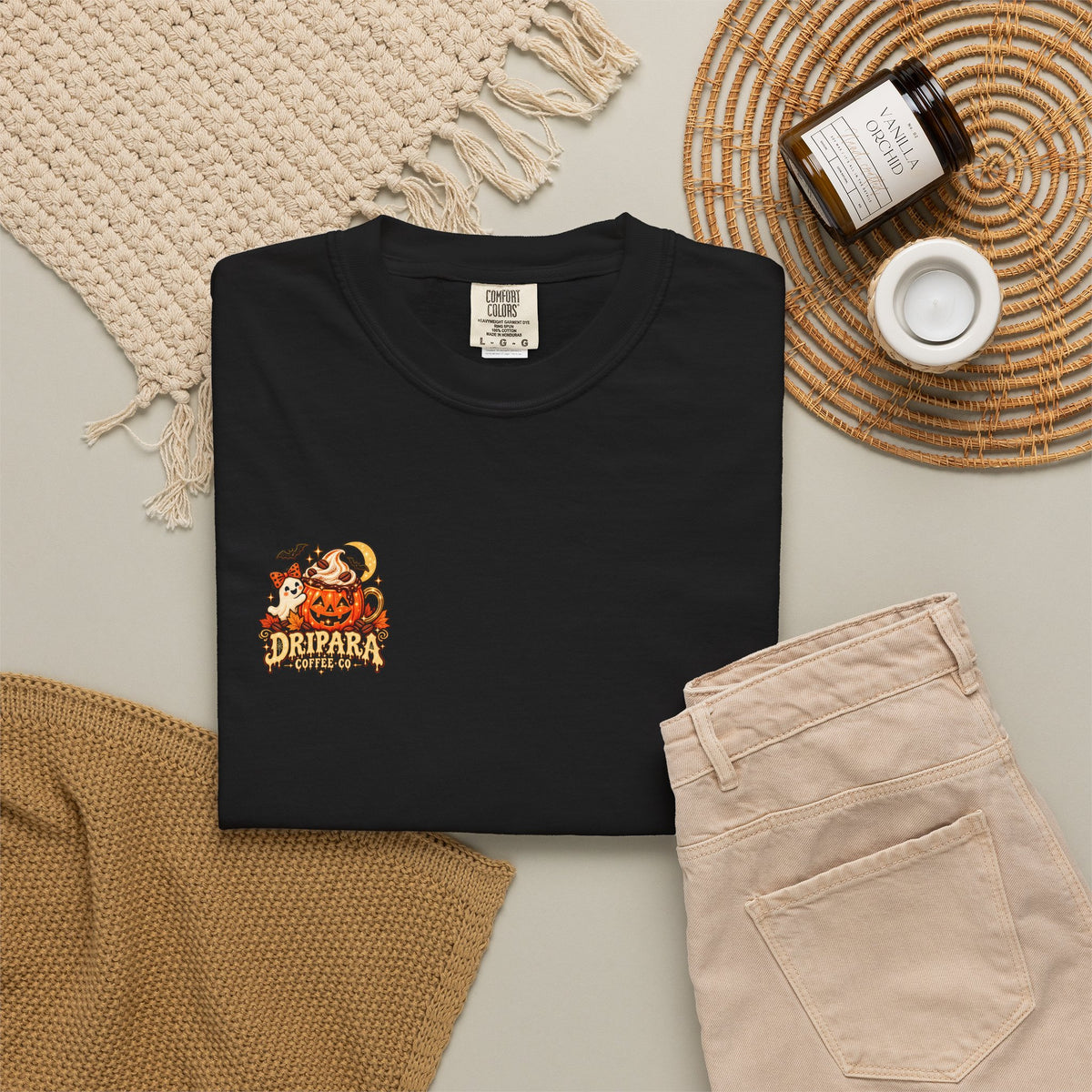 Glitter Ghouls & Coffee Fuels Halloween Tee