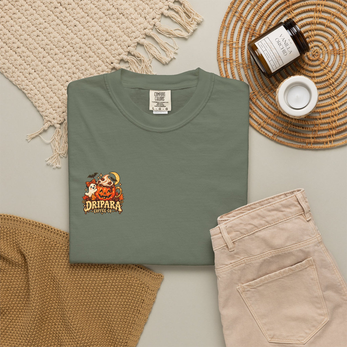 Glitter Ghouls & Coffee Fuels Halloween Tee
