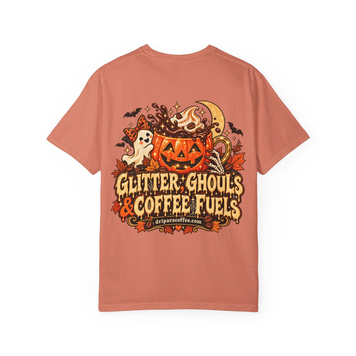 Glitter Ghouls & Coffee Fuels Halloween Tee