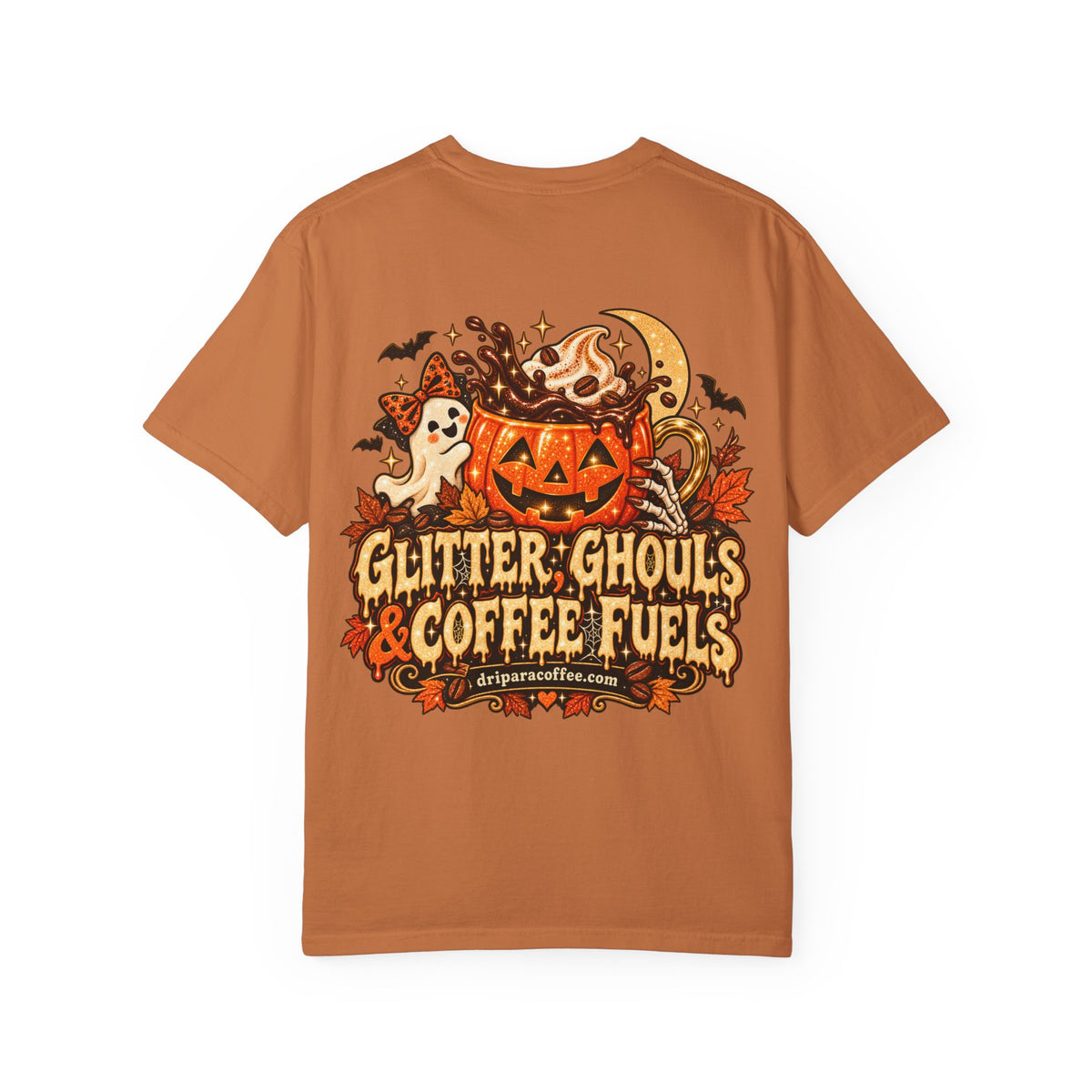 Glitter Ghouls & Coffee Fuels Halloween Tee