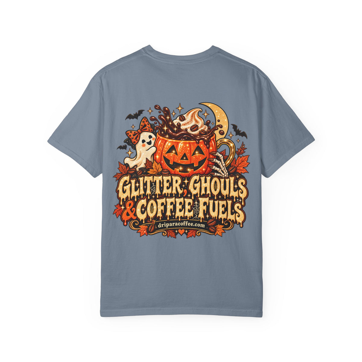 Glitter Ghouls & Coffee Fuels Halloween Tee