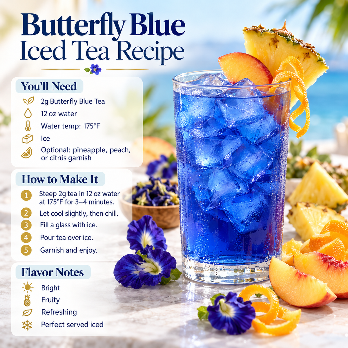 Butterfly Blue Tea