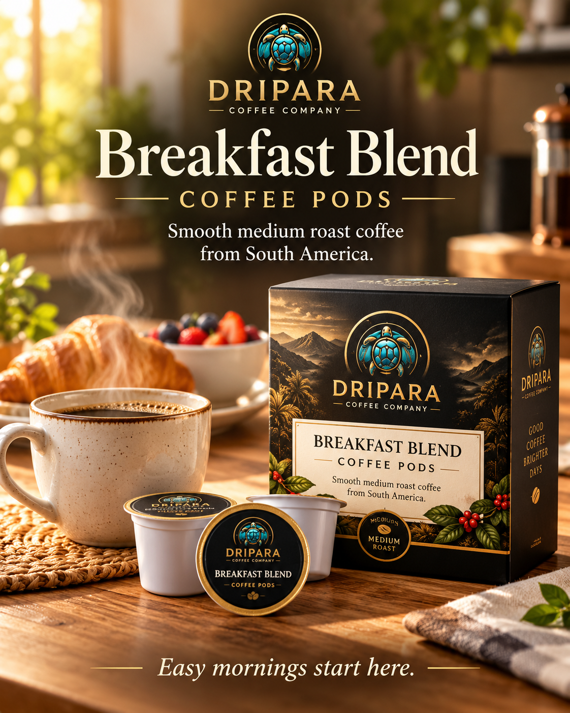 Breakfast Blend Coffee Pods