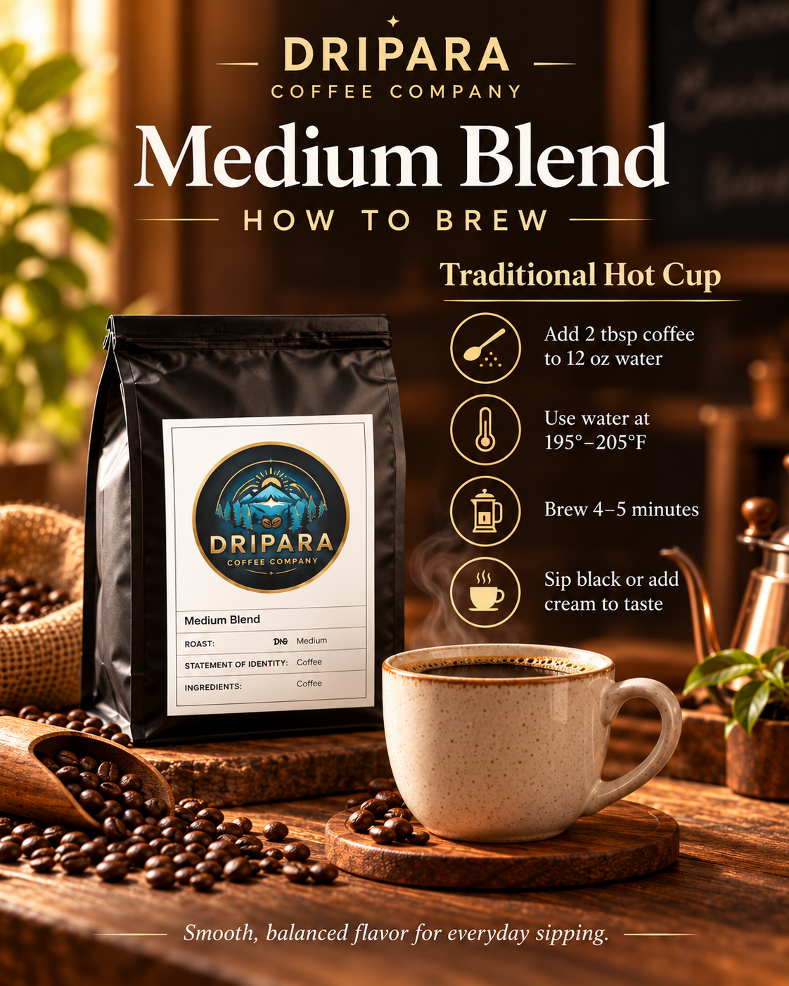 Medium Blend Coffee