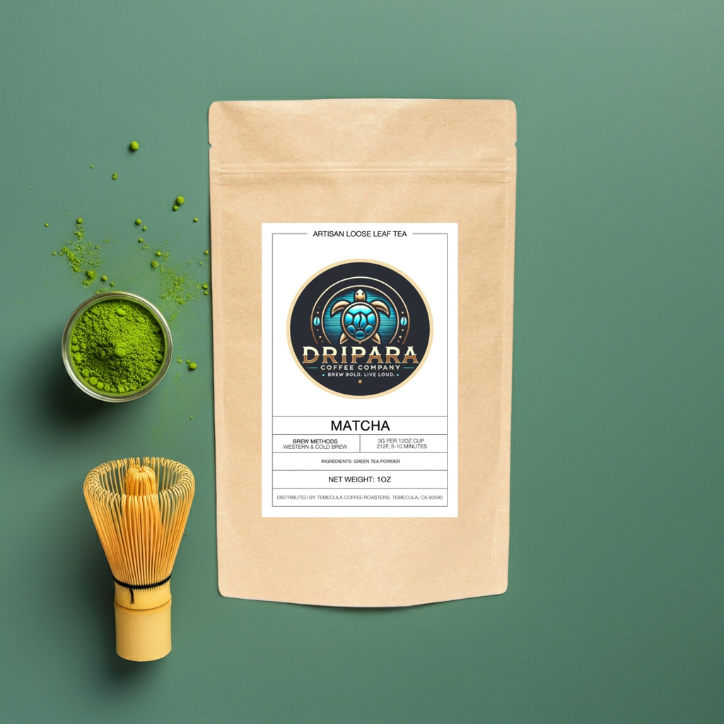 Matcha green tea powder Dripara Coffee premium ceremonial style matcha