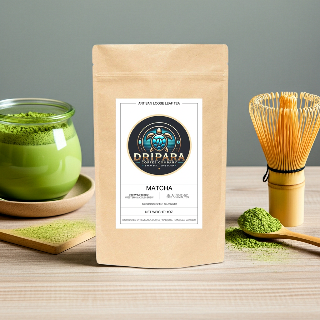 Matcha green tea powder Dripara Coffee premium ceremonial style matcha