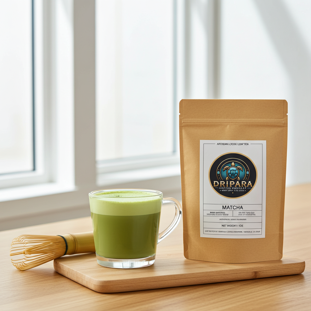Matcha green tea powder Dripara Coffee premium ceremonial style matcha