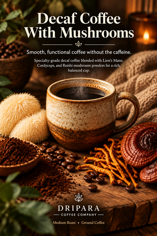 Decaf Coffee With Mushrooms