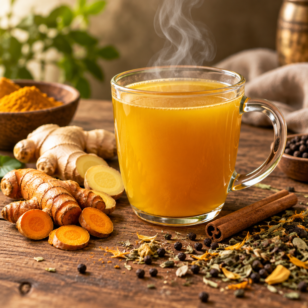 Turmeric Ginger Herbal Tea